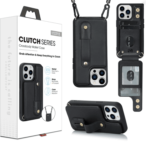 MyBat Pro Clutch Series Case for Apple iPhone 15 Pro (6.1) - Black MyBat Pro Clutch Series Case for Apple iPhone 15 Pro (6.1) - Black