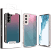 MyBat Pro Radiant Series ombre gradient Gummy Case for Samsung Galaxy S22 - Pink to Sky Blue Gradient
