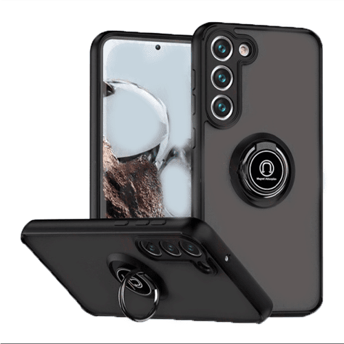 Case Armor with Ring for Samsung Galaxy S24 - Black Case Armor with Ring for Samsung Galaxy S24 - Black