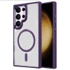 Magsafe Matt Ultra Hybd Case for Samsung Galaxy S24 Ultra - Deep Purple