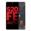 OLED ASSEMBLY WITH FRAME COMPATIBLE FOR SAMSUNG GALAXY S20 FE 4G / 5G (OEM) - CLOUD NAVY