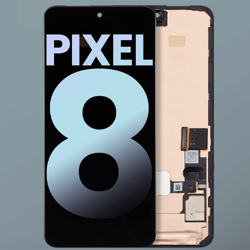 OLED Assembly With Frame (With Finger Print Sensor) Compatible For Google Pixel 8 (Genuine OEM) (All Colors) OLED Assembly With Frame (With Finger Print Sensor) Compatible For Google Pixel 8 (Genuine OEM) (All Colors)