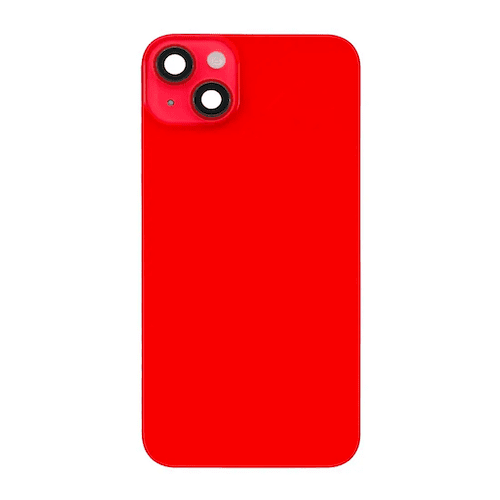 Back Glass With Steel Plate With MagsafeMagnet Pre - Installed For Iphone 14 - Red Back Glass With Steel Plate With MagsafeMagnet Pre - Installed For Iphone 14 - Red