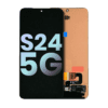 OLED Assembly With Frame Compatible For Samsung Galaxy S24 5G (US & International Version) (Service Pack) (Onyx Black)
