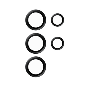 Metal Glass Lens Protection Compatible for Samsung Galaxy S24 Ultra - Black