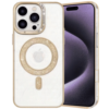 Glitter Electroplated Magsafe Case for Apple iPhone 16 Pro - Gold