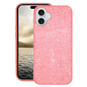 Luxury Rhinestone Case for Apple iPhone 16 Plus - Pink