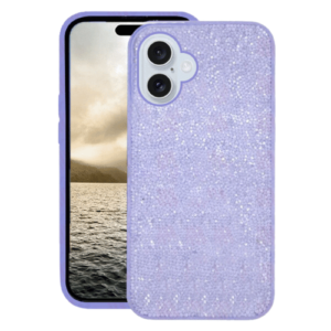 Luxury Rhinestone Case for Apple iPhone 16 - Light Purple