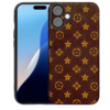 Gold Flower Texture Design for Apple iPhone 16 - Brown