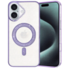 Glitter Electroplated Magsafe Case for Apple iPhone 16 Plus - Purple