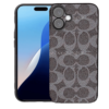 C Texture Design for Apple iPhone 16 Plus - Black