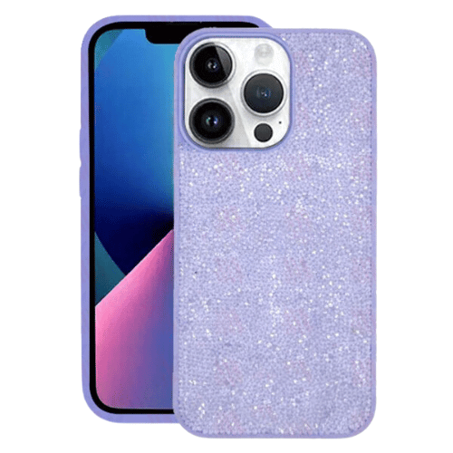 Luxury Rhinestone Case for Apple iPhone 16 Pro Max - Light Purple Luxury Rhinestone Case for Apple iPhone 16 Pro Max - Light Purple