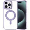 Glitter Electroplated Magsafe Case for Apple iPhone 16 Pro Max - Purple