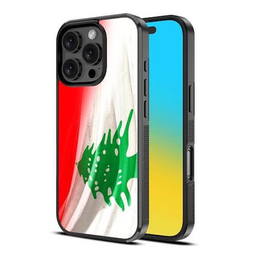 MyBat Design Lab Series Case for Apple iPhone 16 Pro Max – Lebanese Flag MyBat Design Lab Series Case for Apple iPhone 16 Pro Max – Lebanese Flag