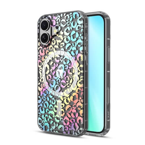 MyBat Pro Mood Series MagSafe Case for Apple iPhone 16 - Holographic Leopard MyBat Pro Mood Series MagSafe Case for Apple iPhone 16 - Holographic Leopard