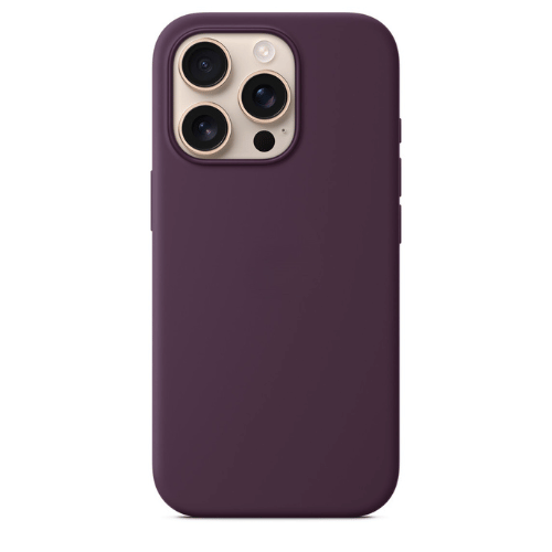 Case Silicon Iphone 16 Pro - Plum Case Silicon Iphone 16 Pro - Plum