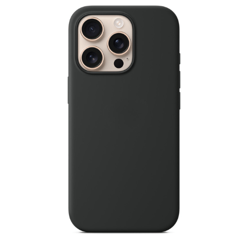Case Silicon Iphone 16 Pro - Black Case Silicon Iphone 16 Pro - Black