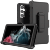 Triple Protection W/ Clip for Samsung Galaxy A06 - Black