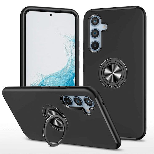 Case Swirl Invisible Ring for Samsung Galaxy A16 - Black Case Swirl Invisible Ring for Samsung Galaxy A16 - Black