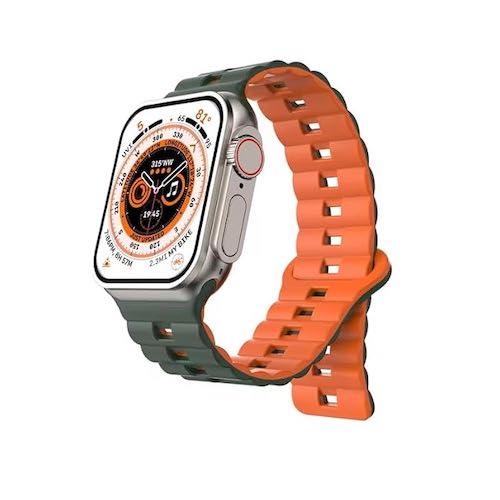 Wave Silicone 42/44/45/49mm Regular for APL Watch Band - Midnight Green Wave Silicone 42/44/45/49mm Regular for APL Watch Band - Midnight Green