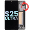 OLED Assembly With Frame Compatible For Samsung Galaxy S25 Ultra 5G (Service Pack )(US & International) (Titanium Black)