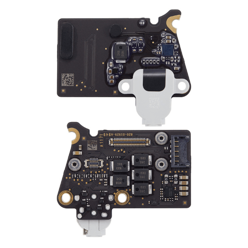Untitled (Logo) Audio Board Compatible For MacBook Air 13" Retina (A2337 / Late 2020) (Silver)