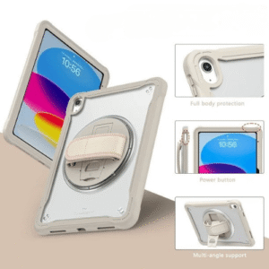 Case Flexi Hold w/ Strap case for Apple iPad 10.9 (2022) / A16 - White