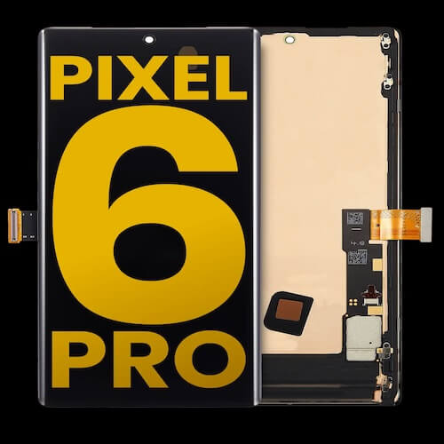 OLED Assembly With Frame (With Finger Print Sensor) Compatible For Google Pixel 6 Pro (Used OEM Pull: Grade A) (All Colors) OLED Assembly With Frame (With Finger Print Sensor) Compatible For Google Pixel 6 Pro (Used OEM Pull: Grade A) (All Colors)