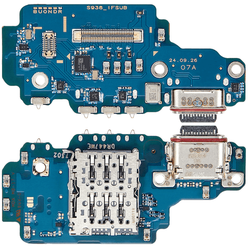 Charging Port Board With Sim Card Reader Compatible For Samsung Galaxy S25 Ultra 5G (S938R) (International Version) (Premium) Charging Port Board With Sim Card Reader Compatible For Samsung Galaxy S25 Ultra 5G (S938R) (International Version) (Premium)