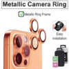 Camera Ring Protector for Apple iPhone 17 Pro Max - Orange 