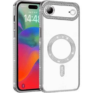 Case Glitter Electroplated Magsafe for Apple iPhone Air - Silver