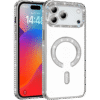 Case Glitter Electroplated Magsafe for Apple iPhone 17 Pro - Silver