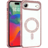 Case Glitter Electroplated Magsafe for Apple iPhone Air - Rose Gold