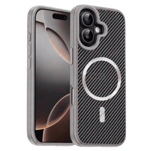Case Magsafe Carbon Fiber for Apple iPhone 17- Grey