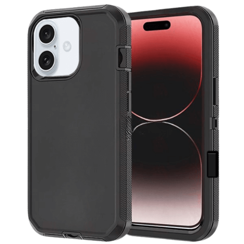 Case Triple Protection Case for Apple iPhone 17 - Black Case Triple Protection Case for Apple iPhone 17 - Black
