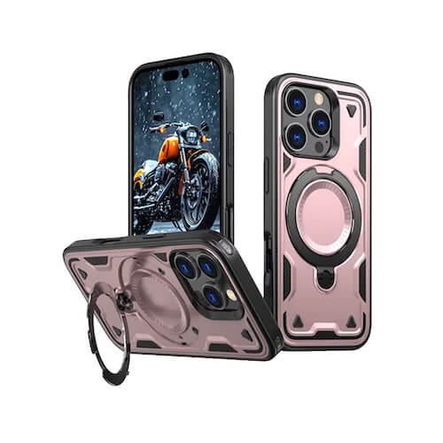 Case Tough Armor MagSafe Rotating For iPhone 17 Air - Rose Gold Case Tough Armor MagSafe Rotating For iPhone 17 Air - Rose Gold