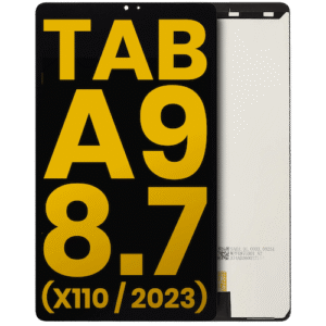 LCD Assembly Without Frame For Samsung Galaxy Tab A9 (X110) (2023) (WiFi Only) (Refurbished) (Black)