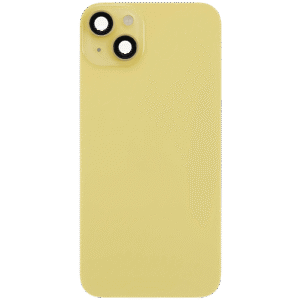 Back Glass +Steel Plate +Pre-Installed MagSafe Magnet ( OEM ) For Iphone 14 Plus - Yellow