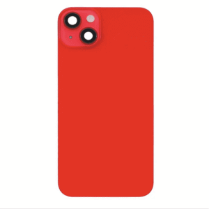 Back Glass +Steel Plate +Pre-Installed MagSafe Magnet ( OEM ) For Iphone 14 Plus - RED
