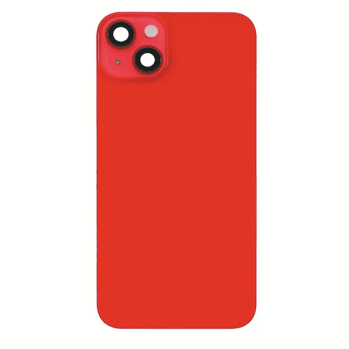 Back Glass +Steel Plate +Pre-Installed MagSafe Magnet ( OEM ) For Iphone 14 Plus - RED Back Glass +Steel Plate +Pre-Installed MagSafe Magnet ( OEM ) For Iphone 14 Plus - RED