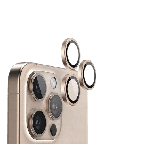 Camera Ring Protector for Apple iPhone 16 Pro Max - Gold Camera Ring Protector for Apple iPhone 16 Pro Max - Gold