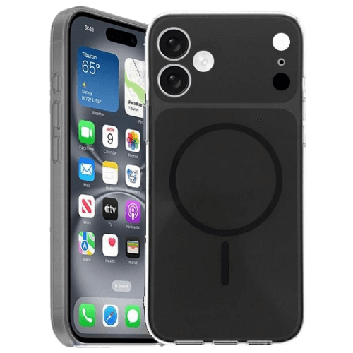 MagSafe illusion Case for Apple iPhone 16 - Black MagSafe illusion Case for Apple iPhone 16 - Black