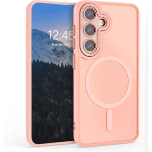 Case Matt Rubberized Magsafe for Samsung Galaxy S25 FE - Rose Gold