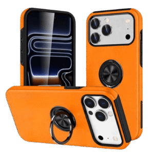 Swirl Invisible Ring Case for Apple iPhone 17 Pro Max - Orange