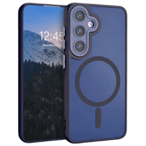 Case Matt Rubberized Magsafe for Samsung Galaxy S25 FE - Midnight Blue