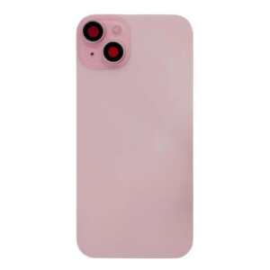 Back Glass +Steel Plate +Pre-Installed MagSafe Magnet ( OEM ) For Iphone 15 Plus - Pink