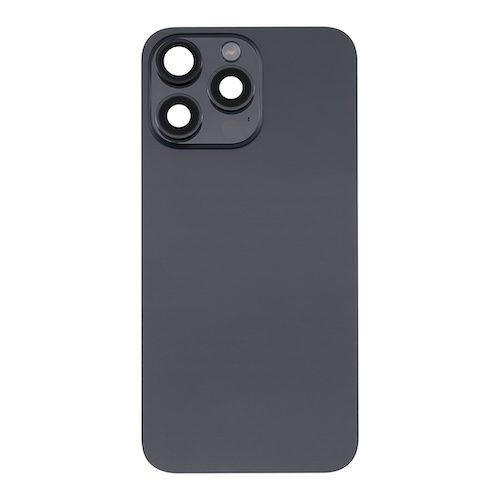 Back Glass +Steel Plate +Pre-Installed MagSafe Magnet ( OEM ) For Iphone 15 Pro Max - Black Titanium Back Glass +Steel Plate +Pre-Installed MagSafe Magnet ( OEM ) For Iphone 15 Pro Max - Black Titanium