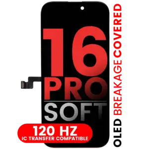 OLED Assembly For iPhone 16 Pro (Aftermarket Pro: XO7 Soft) (120HZ)