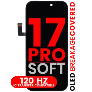 OLED Assembly Compatible For iPhone 17 Pro (Aftermarket Pro: XO7 Soft) (120HZ)