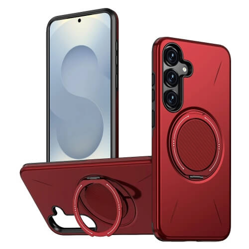 Case MagSafe Forge Ring Samsung Galaxy S26 - Red Case MagSafe Forge Ring Samsung Galaxy S26 - Red
